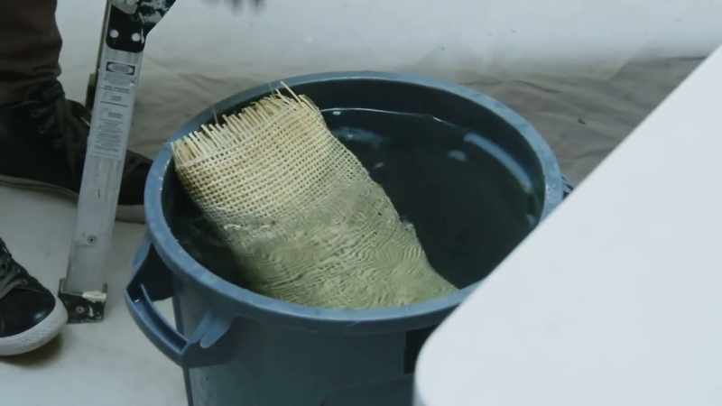 It'll dry, which will contract it and make it nice and tight