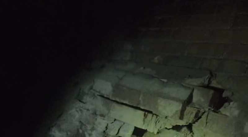 It'll start popping those bricks out all the way down