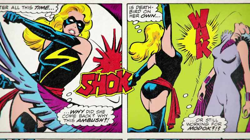 It's a bathing suit with thigh-high boots and a sash