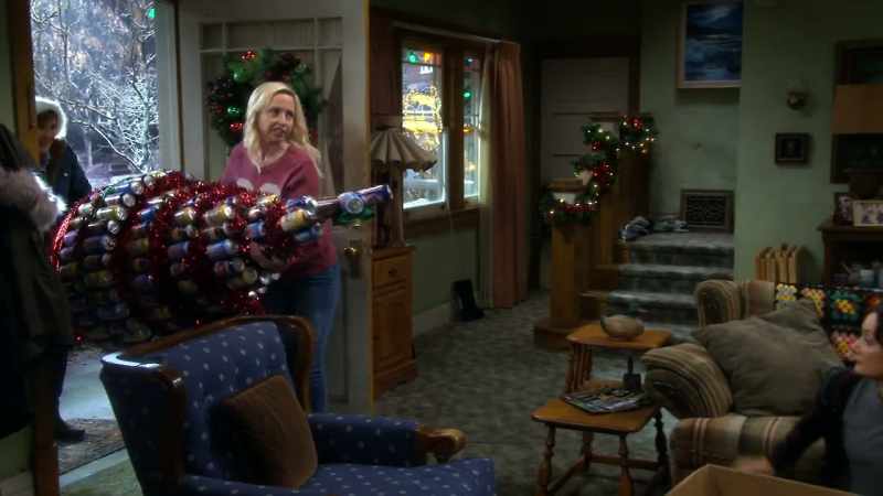 It's a beer can Christmas tree