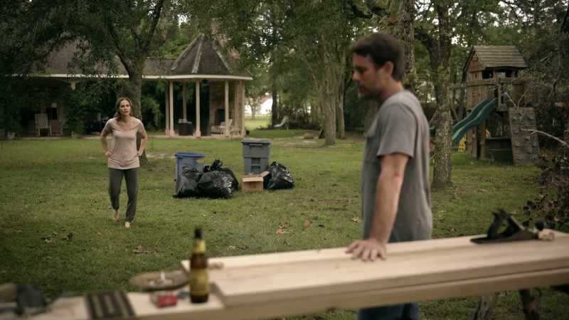 It's a bench, for her