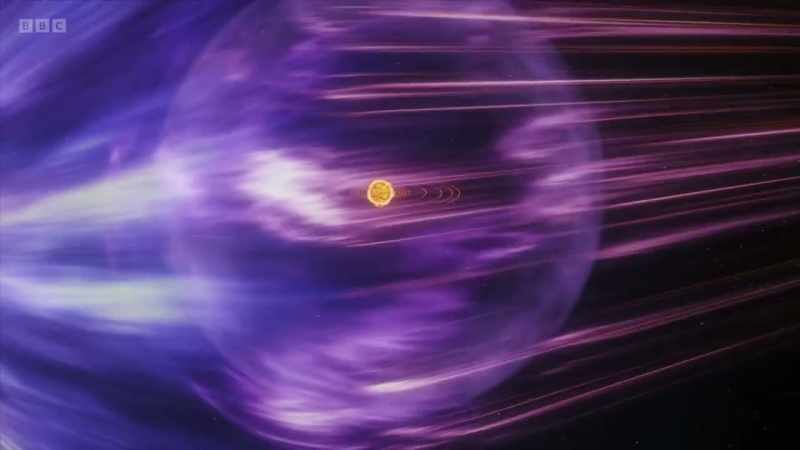It's a bubble called the heliosphere