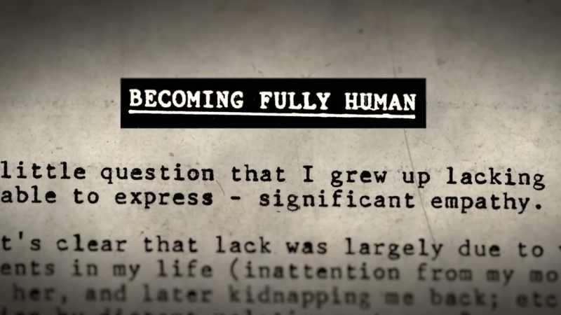 It's a challenge to try to find that humanity