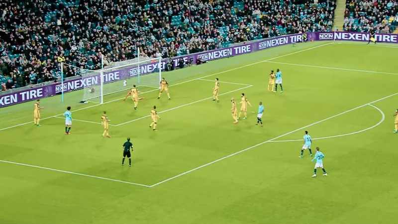 It's a clever move that ends in goal