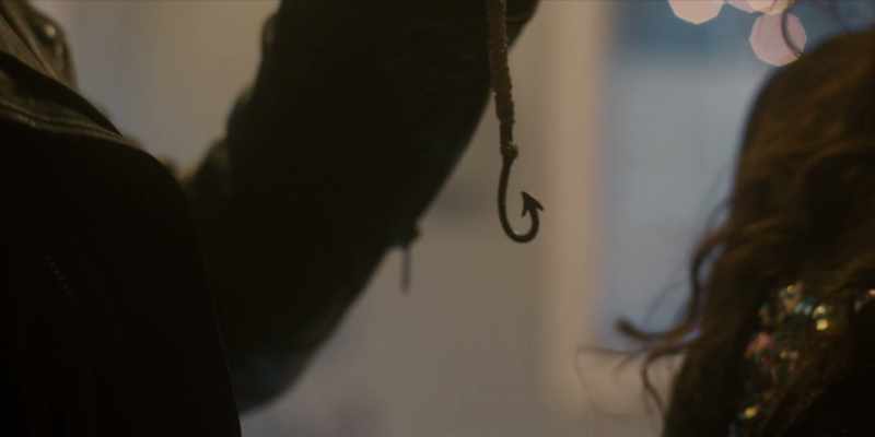 It's a fish hook because you hooked me