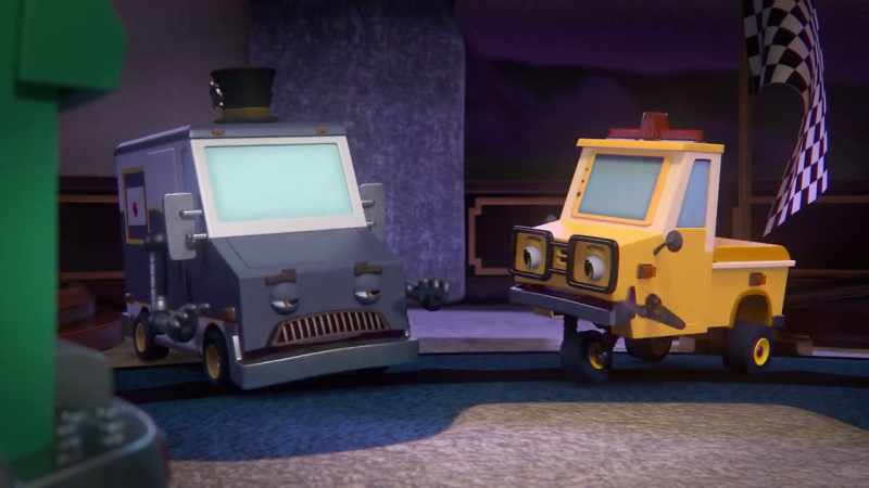 It's a ghost car. I'll hang these around your office