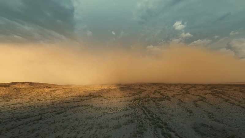 It's a giant sandstorm