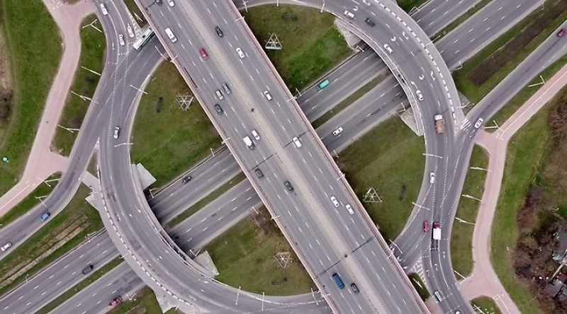 It's a lot like a road junction