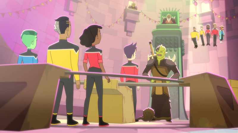 It's a party, for this brave crew