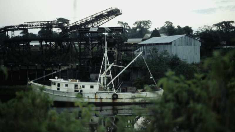 It's a raggedy old boat