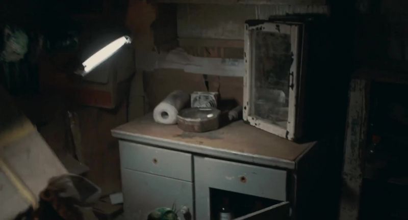 It's a silver cylinder