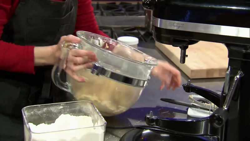 It's a soft-bite dough, but it keeps its structure