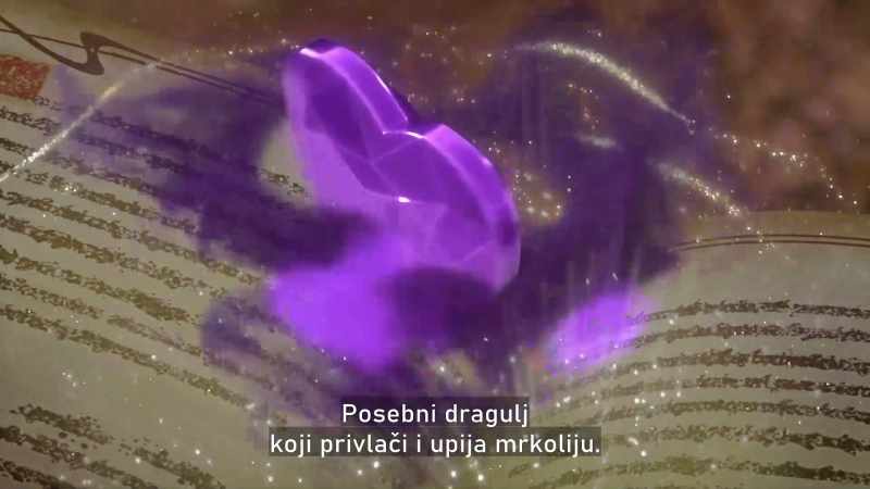 It's a special gem that can attract and absorb grim magic