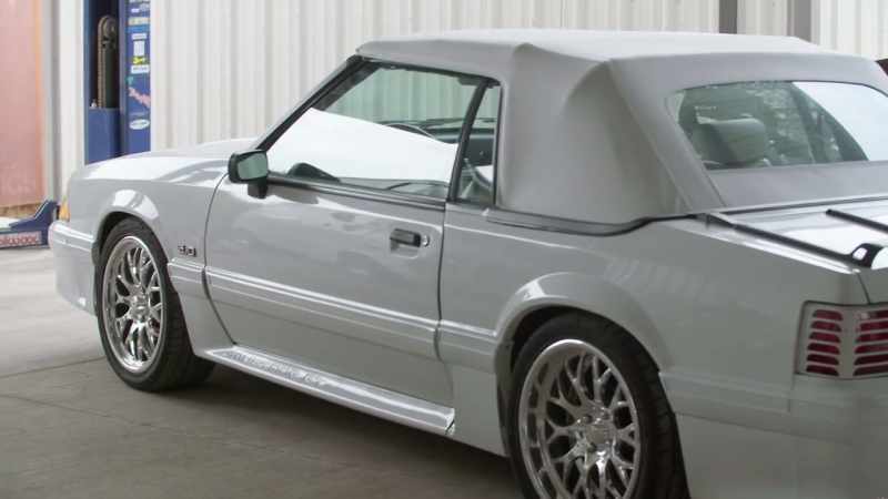It's a triple white Mustang. It's a GT