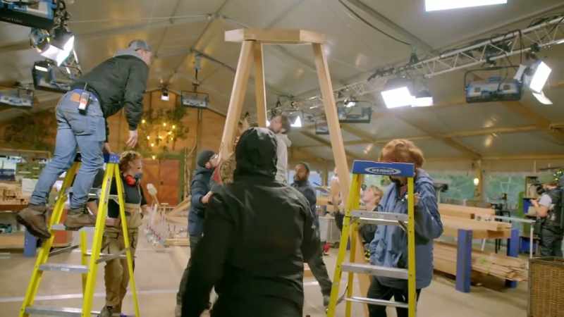 It's a tripod, there will be six eventually
