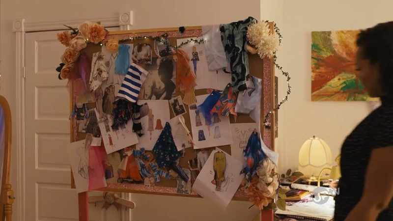 It's a vision board for the fashion line