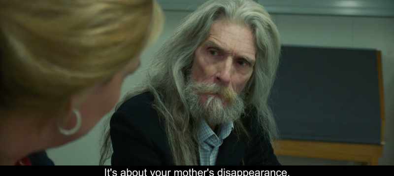 It's about your mother's disappearance