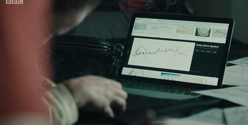 It's all about that squiggly bit at the end