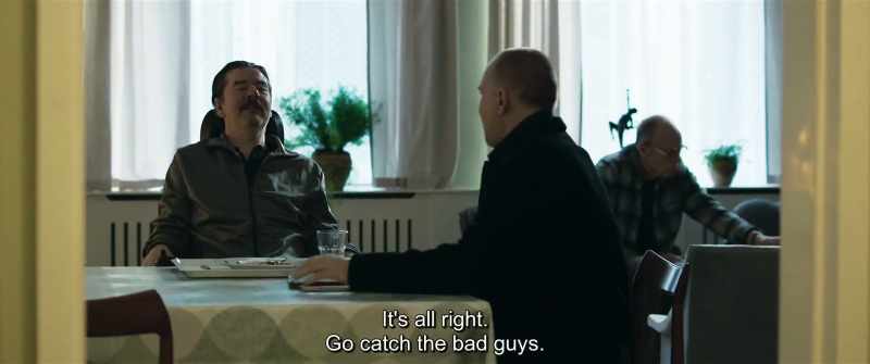 It's all right. Go catch the bad guys