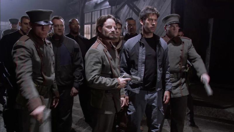 It's all right. We're just escorting these prisoners
