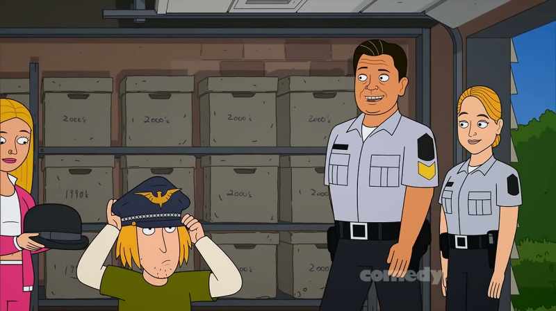 It's amazing how your whole garage is organized by decade