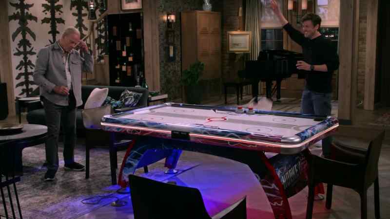 It's an air hockey table!