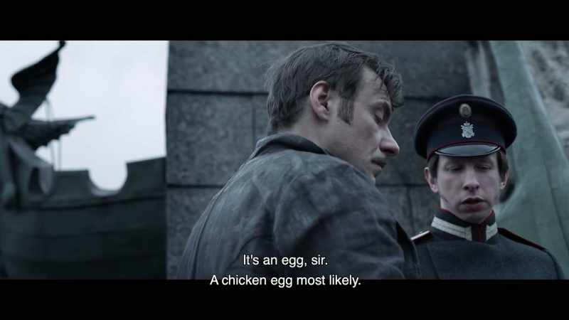 It's an egg, sir. A chicken egg most likely