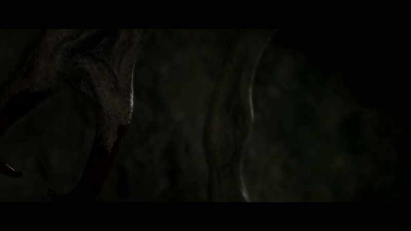 It's arms are sharp. (creature growling)