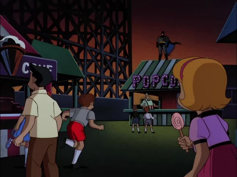It's Batman. - Cool. Hey, Batman, down here