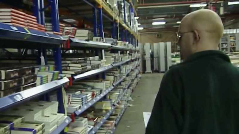 It's been printed out at Amazon's warehouse in Berkshire