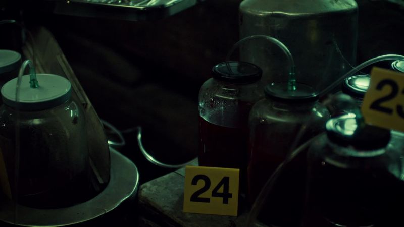 It's Beverly katz's blood
