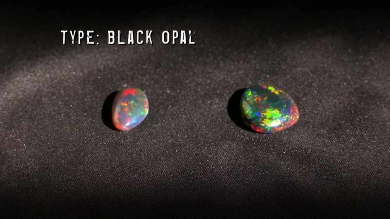 It's black opal, the most valuable opal in the world