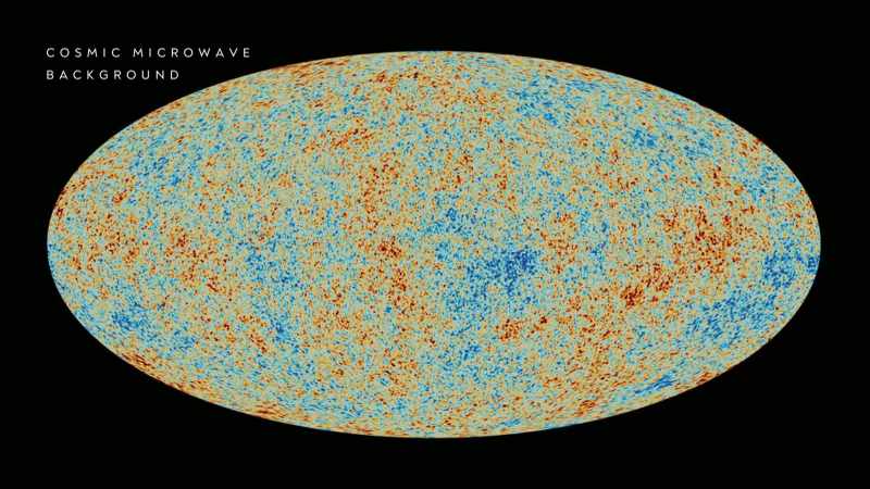It's called the cosmic microwave background radiation