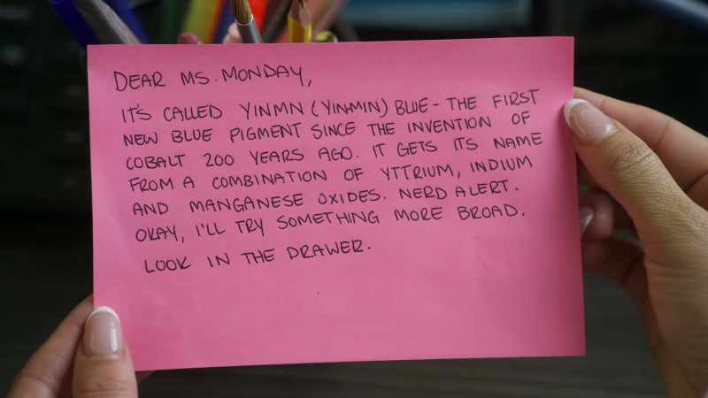 It's called 'YlnMn Blue, '