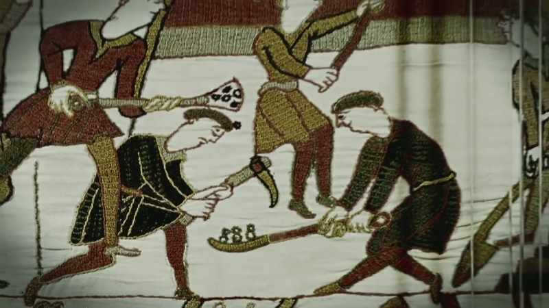 It's clear from the Bayeux Tapestry