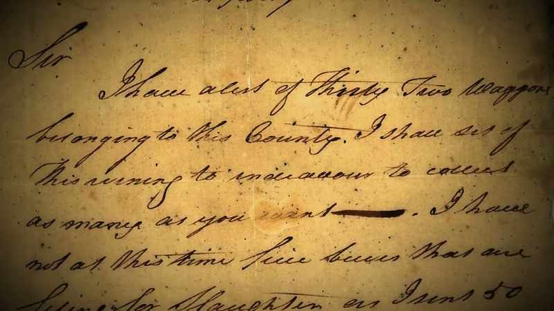 Its contents, including letters written