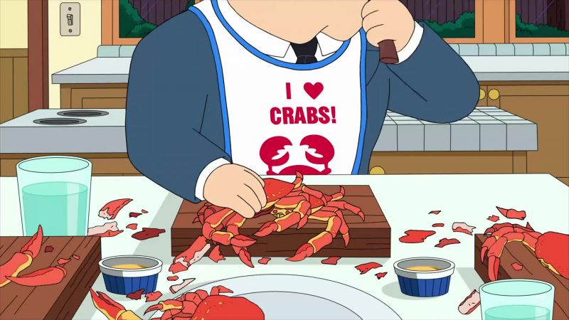It's crab night, baby!
