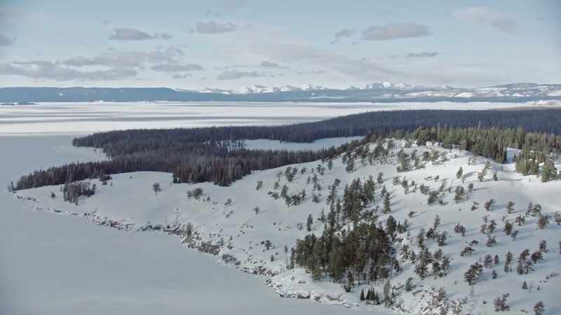 Its depths plunge nearly 400 feet