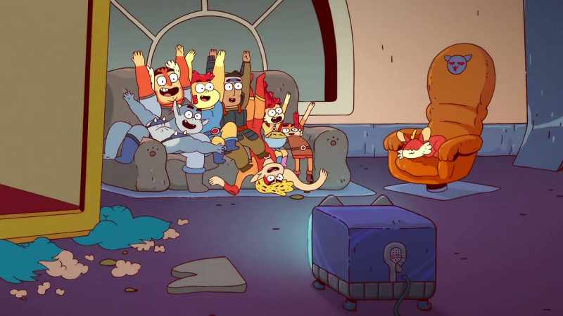 It's my favorite part. -[on TV] Silver... [continues]