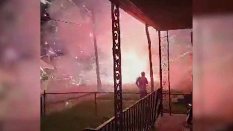 It's filled with fireworks