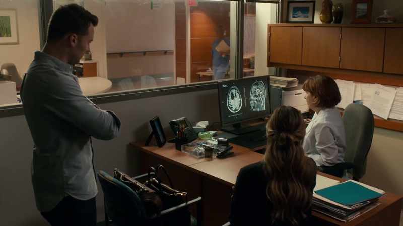 It's frontal lobe abnormality. There's been damage