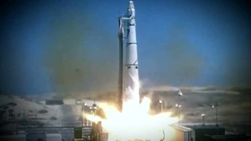 IT'S GOING FROM A LIQUID TO A GAS INSTANTANEOUSLY IN SPACE