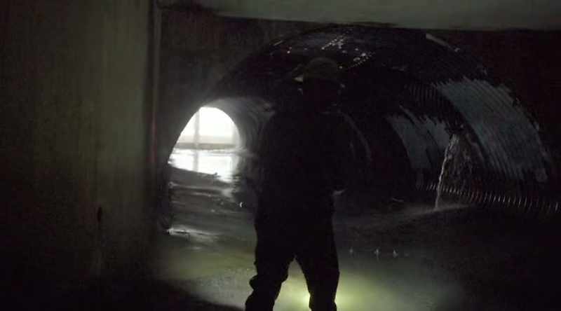 It's going under parking lots, going under houses