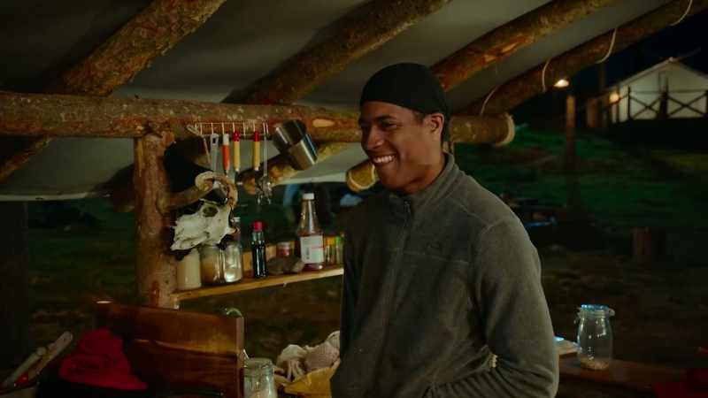 It's so good to see him finally chill out, smiling, laughing
