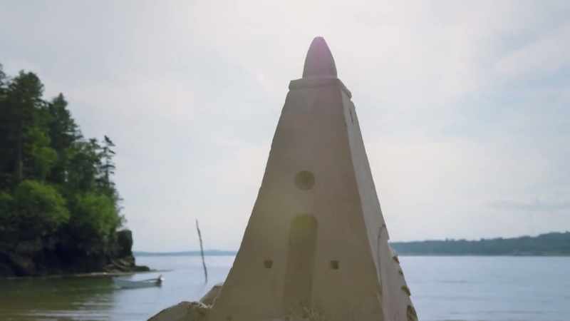 It's got some cut-ins and a nice finial on the top