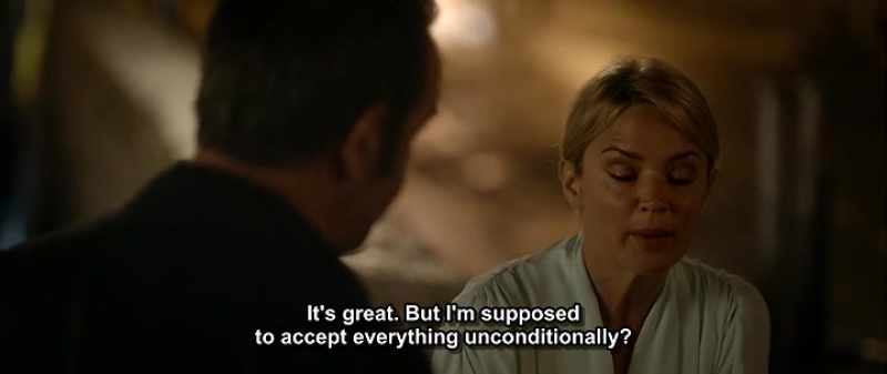 It's great. But I'm supposed to accept everything unconditionally?