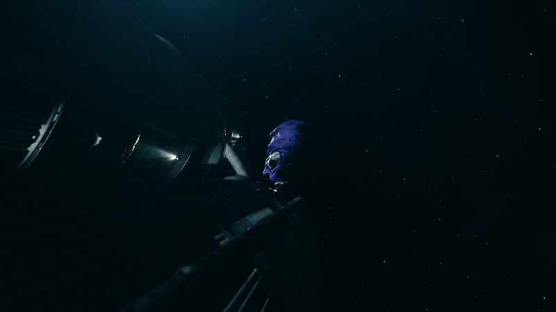 It's hanging onto the thrusters!