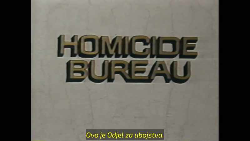 It's here, at the Sheriff's Homicide Bureau