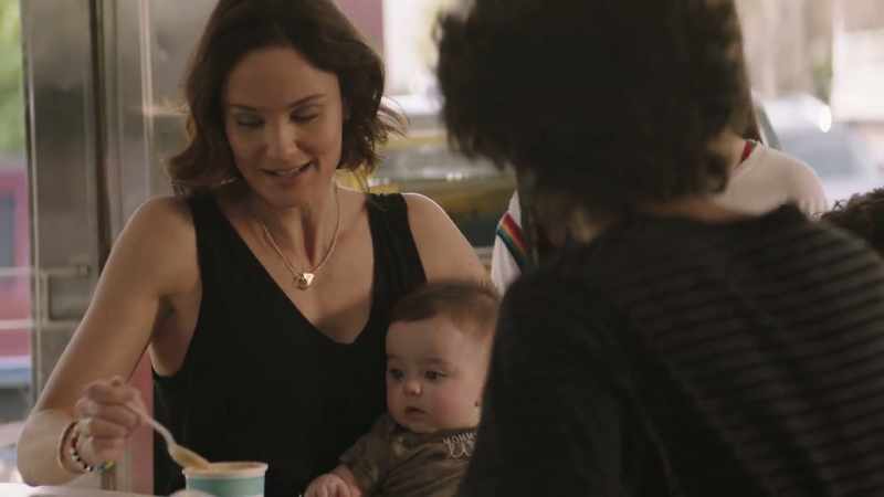 It's Hope's first ice cream!