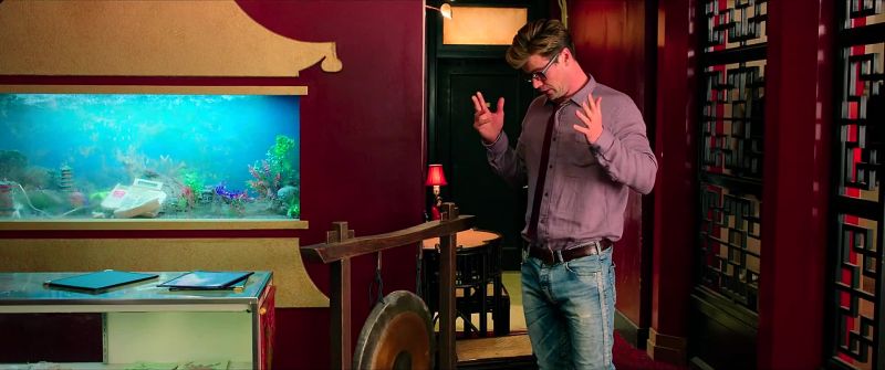 It's invisible. It's an invisible goldfish